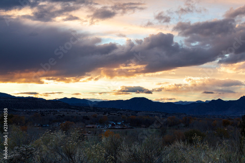 Sunset in Southwest Colorado