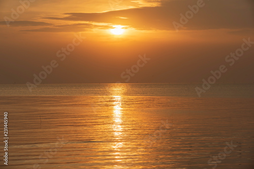 sea and sunset time © Thiradech