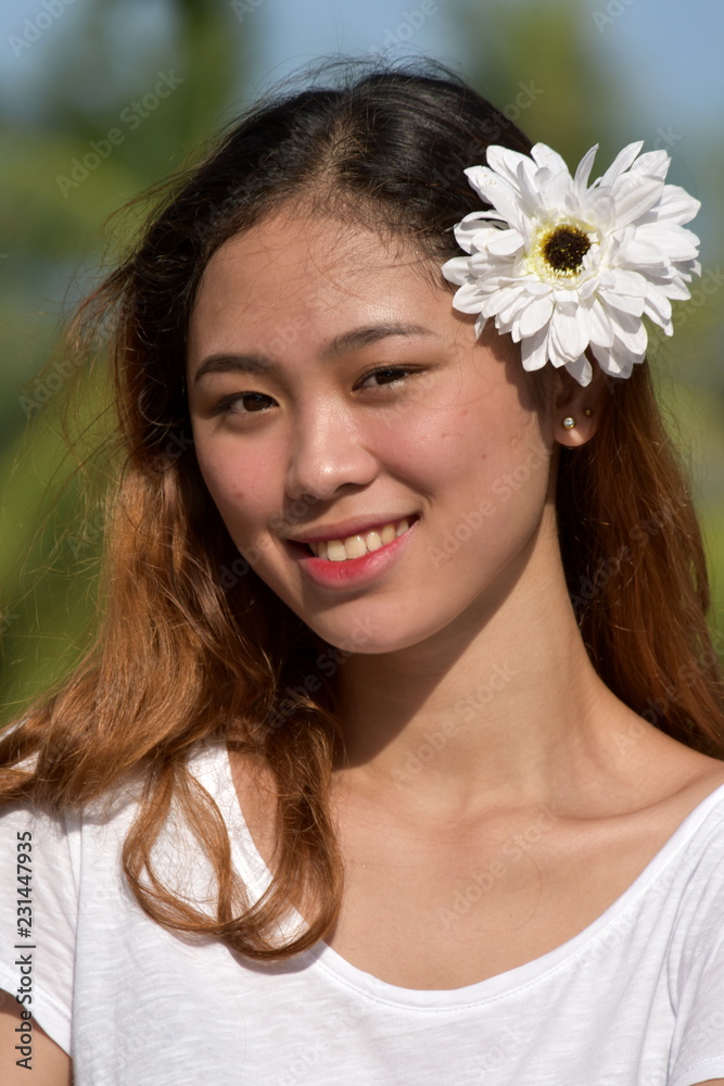 Youthful Female Smiling Youthful Female Smiling