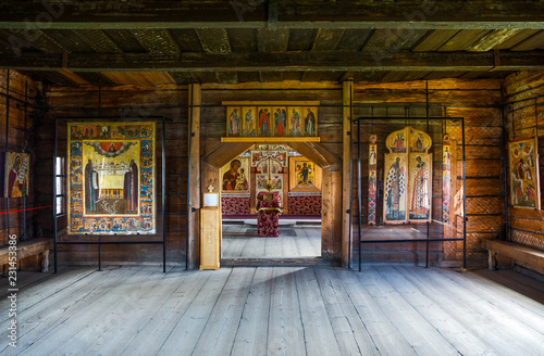 The rural life and the religious monuments of Karelia region photo