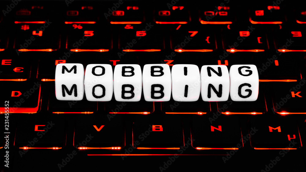 Mobbing am Arbeitsplatz Symbol Mobbing am Arbeitsplatz Symbol