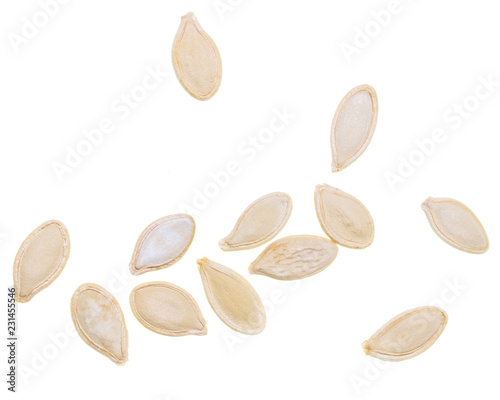 Wallpaper Mural Pumpkin seeds isolated on white background Torontodigital.ca