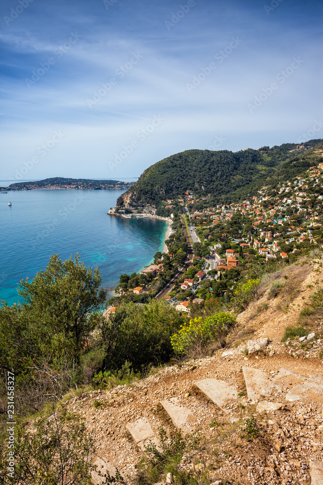 French Riviera Coastline