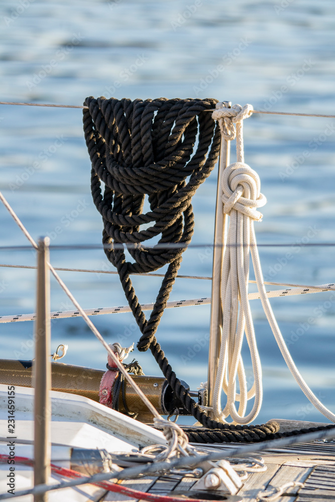 Obraz premium Cordage de bateaux