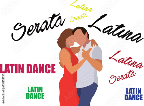 coppia di ballerini intenti a ballare musica latina