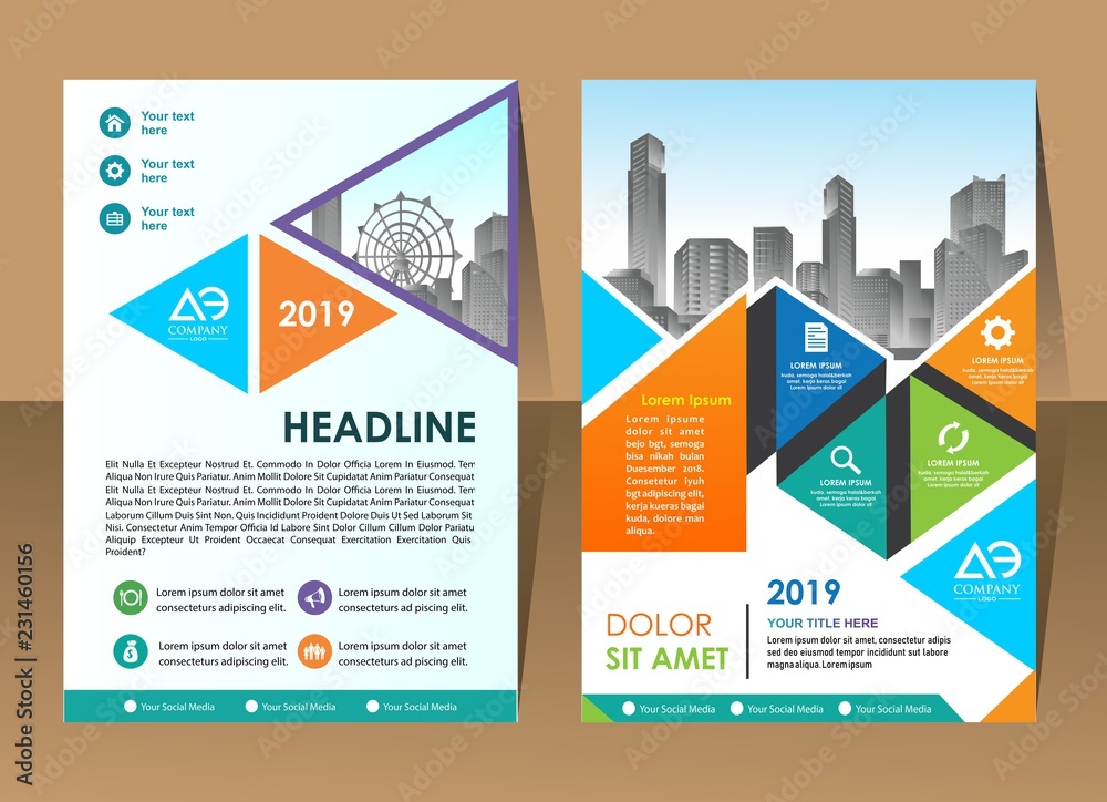 Abstract vector modern flyer brochure / annual report /design templates / stationery with white background in size a4 Abstract vector modern flyer brochure / annual report /design templates / stationery with white background in size a4