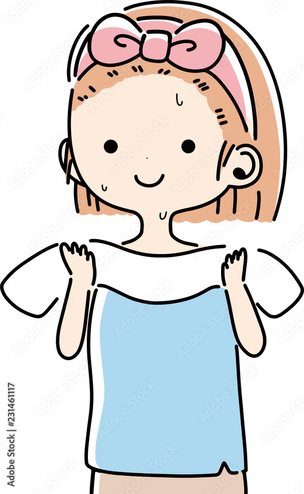 顔を洗う 洗顔 女性 イラスト Stock Vector Adobe Stock
