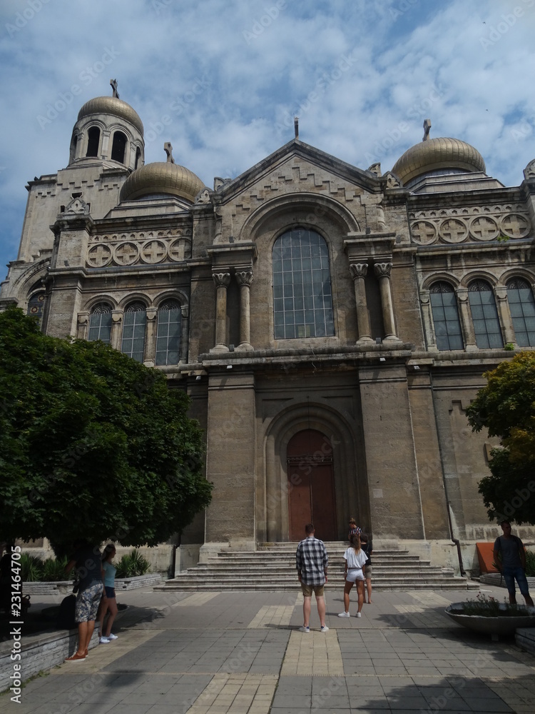 Cathedral in Varna in Bulgaria in July 2018