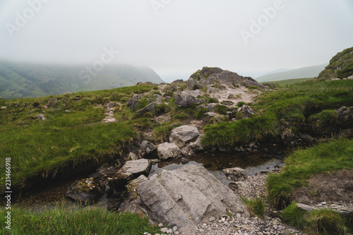 On the track of devil's ladder to Carrauntoohil photo