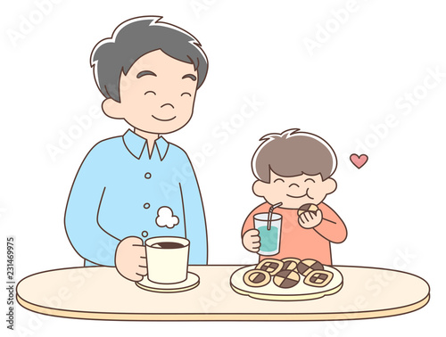 コーヒー_お父さん1