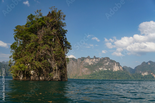 Travel Khao Sok National Park with jungle and Clouds