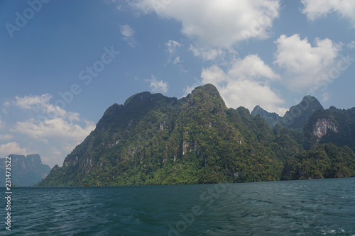 Travel Khao Sok National Park with jungle and Clouds