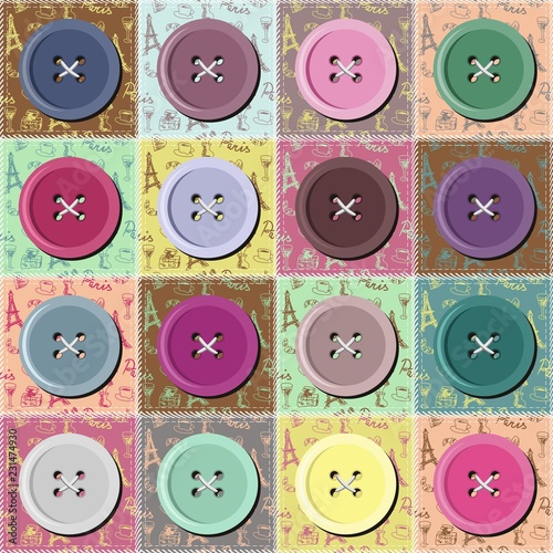 patchwork background with different patterns