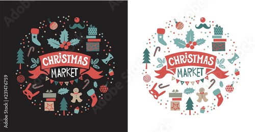 Christmas market Set