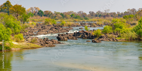Popa Falls, Okavango, Cubango, Namibia photo