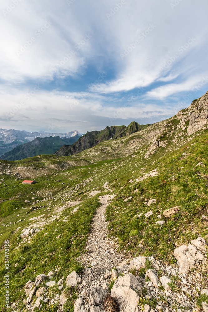 Wanderfpad in den Allgäuer Alpen
