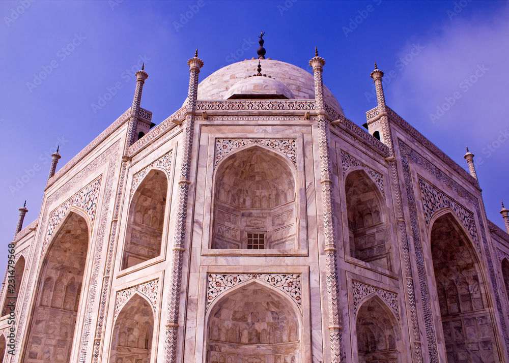 a different view of the Taj Mahal