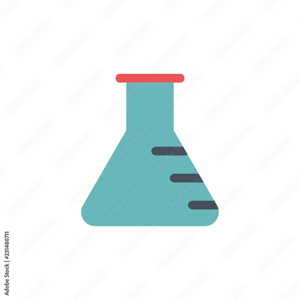 lab tube flat icon lab tube flat icon