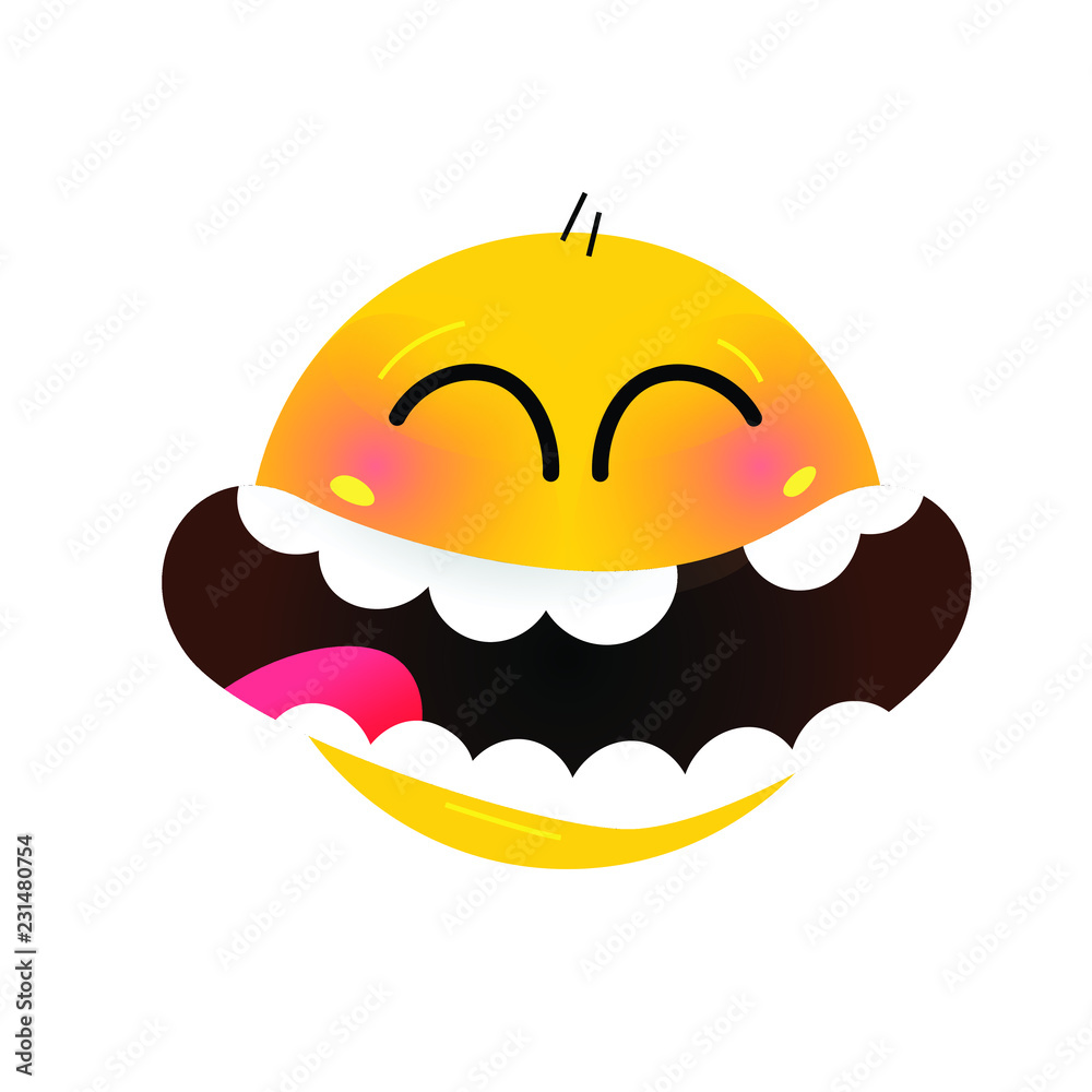 Smiley. Happy face. Vector. Smile. Image is isolated on white background. Smiley. Happy face. Vector. Smile. Image is isolated on white background.