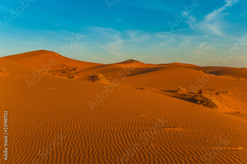 Dunes of Erg Chebbi near Merzouga in Morroco © szymon