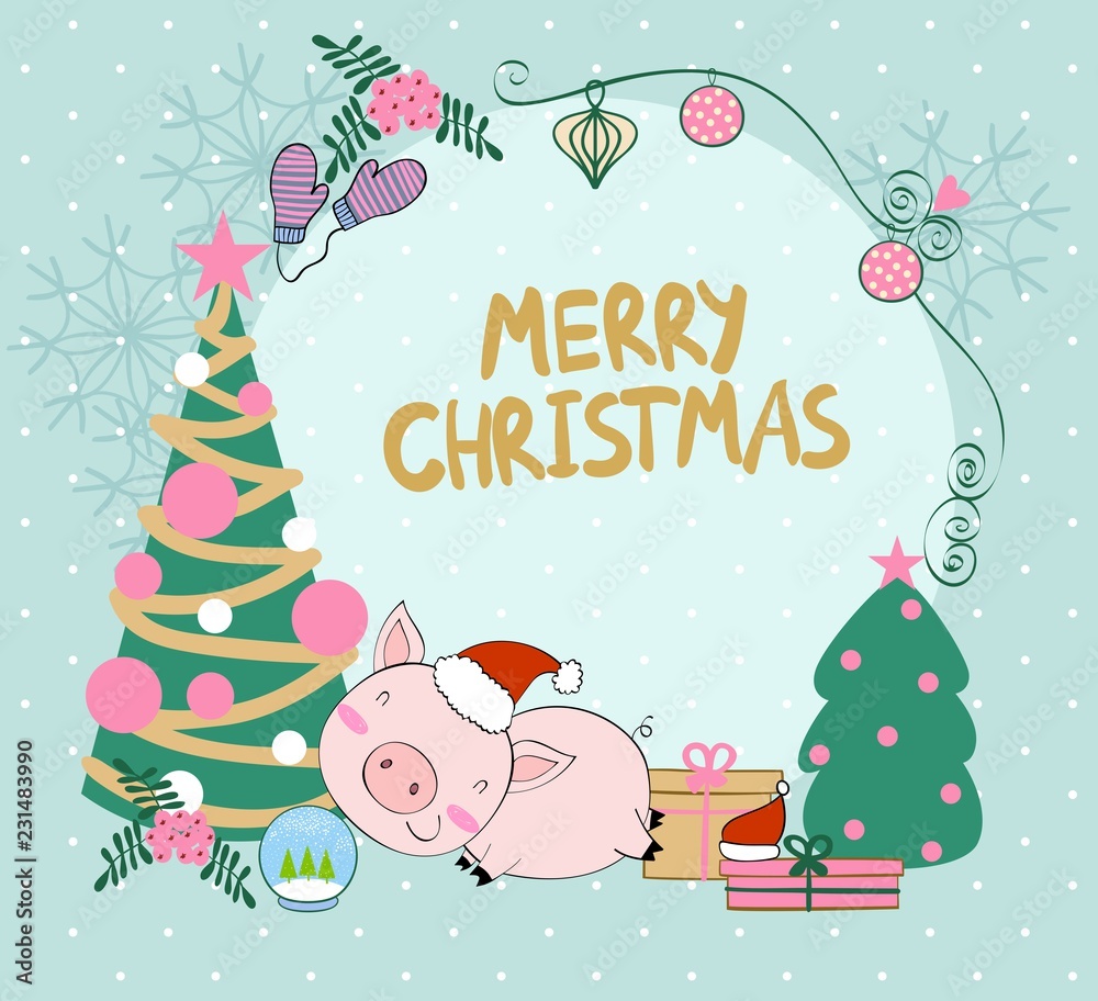 Merry Christmas and Happy New year. Christmas background. Merry Christmas and Happy New year. Christmas background.