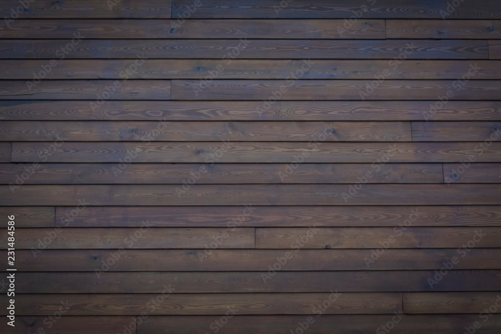Fototapeta premium Dark wooden boards with texture as background