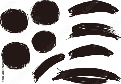 筆　線 丸 セット