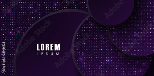 Trendy background with colored sparkles. Modern design.Universal vector background for poster, banners, flyers, card.