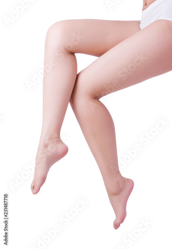 Woman Body Legs Beauty, Female Smooth Body, Leg Skin Care.