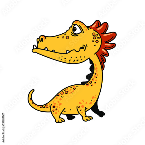 Dragon Dinosaur Monster Vector Illustration Clipart