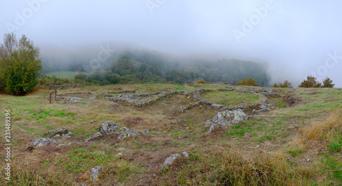 Castro de Castromao, yacimiento arqeológico en Celanova. Ourense, Galicia. España. photo