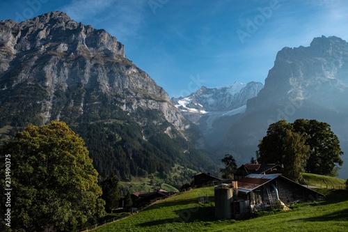 Wandern in den Schweizer Alpen, Berner Oberland, Grindelwald, Schweiz