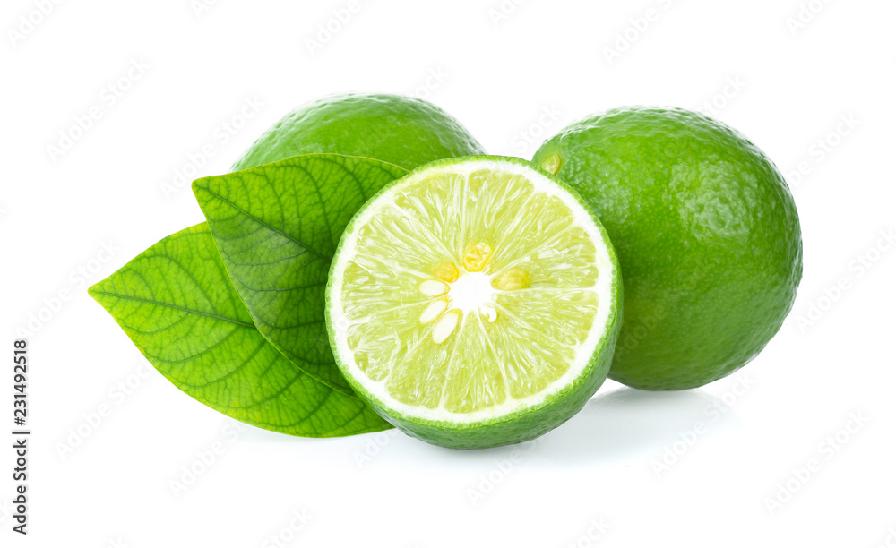 lime isolated on white background lime isolated on white background