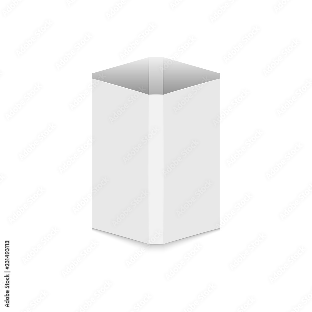 Blank table paper stand calendar mockup, visual material for poster, tourist guide or banner, isometric square tube shape vertical view isolated on white background Blank table paper stand calendar mockup, visual material for poster, tourist guide or banner, isometric square tube shape vertical view isolated on white background