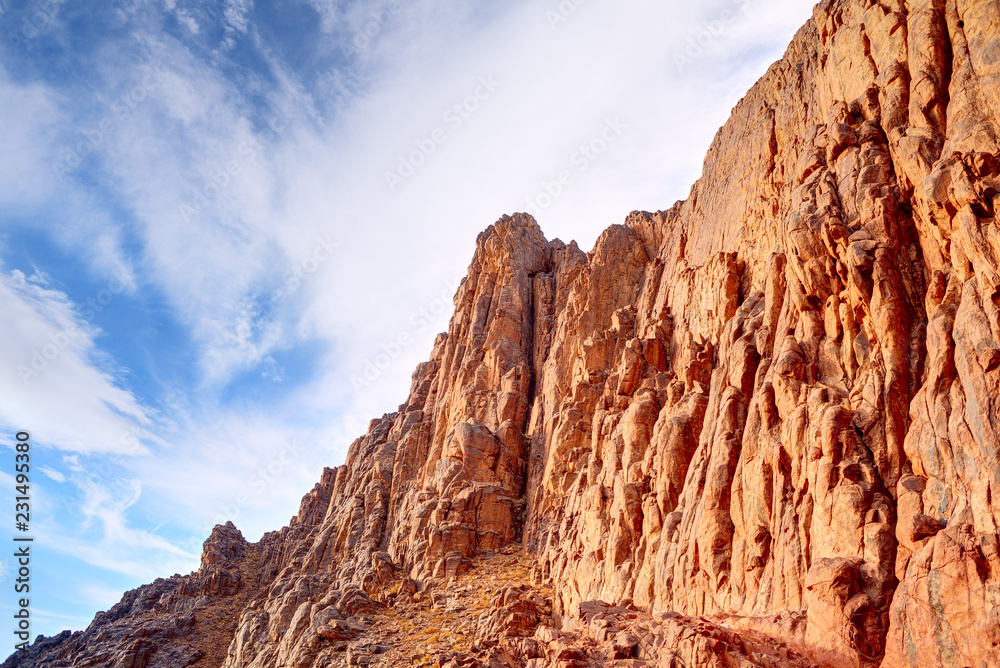Fototapeta premium View of Sinai mountains in Egypt