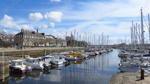 Port de plaisance de Lorient, en Bretagne (France)