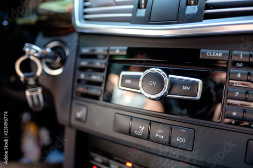 Audio control unit in a representative E-class car