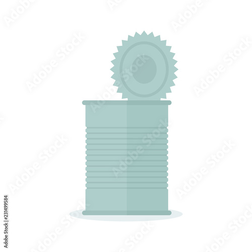 Opened Tin can