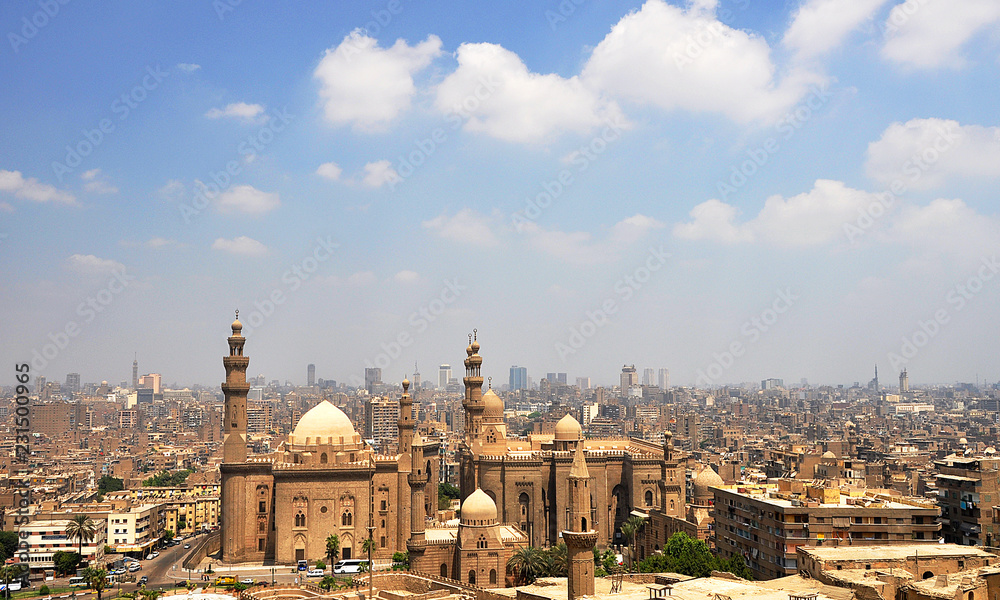 aerial view of Cairo