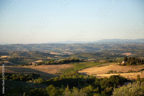 beautiful scenery in Tuscany land, italian lights country lifestyle