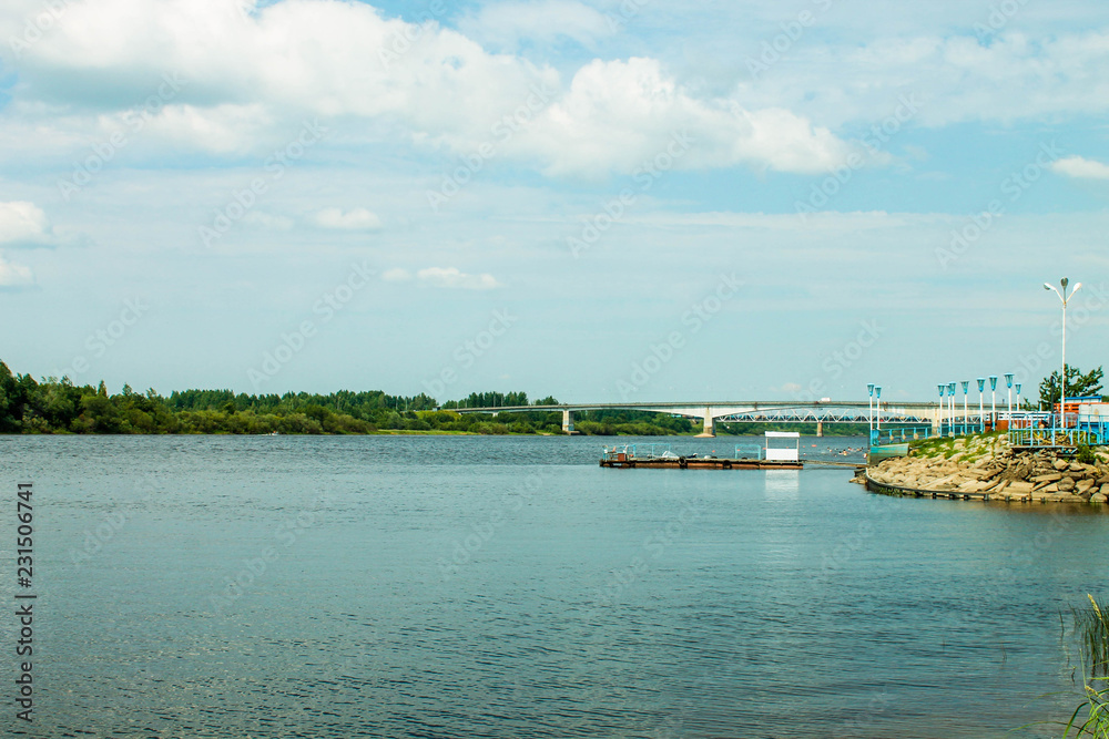 bridge over the river