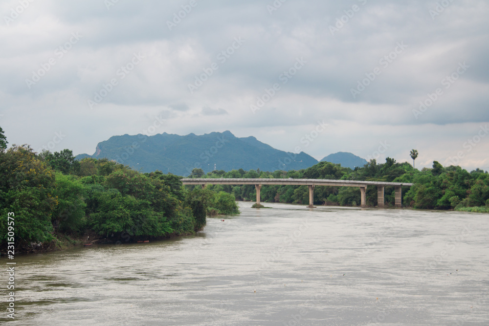 Fototapeta premium view of the river