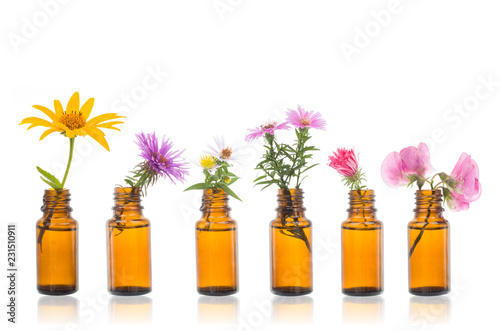 Fotografía Natural remedies, bottle - bach.