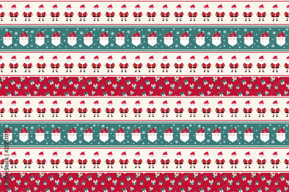 merry-christmas-pattern-seamless-christmas-wallpaper-endless-texture-for-gift-wrap-wallpaper-web-banner-background-wrapping-paper-and-fabric-patterns-stock-vector-adobe-stock