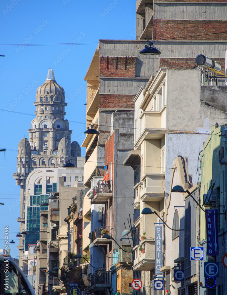 Street in Montevideo, Uruguay