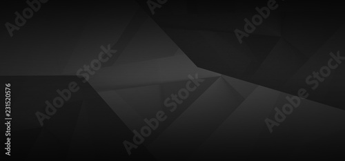 Abstract dark background illustration with geometric graphic elements © PSergey