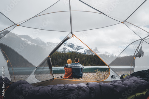 Camping in remote area in C...