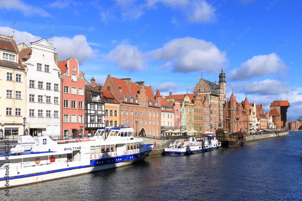 The Beautiful City of Gdansk old town, Poland