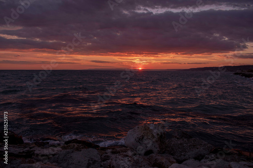 Sunset over the sea nearby Kavarna, Bulgaria © iSoni Universe