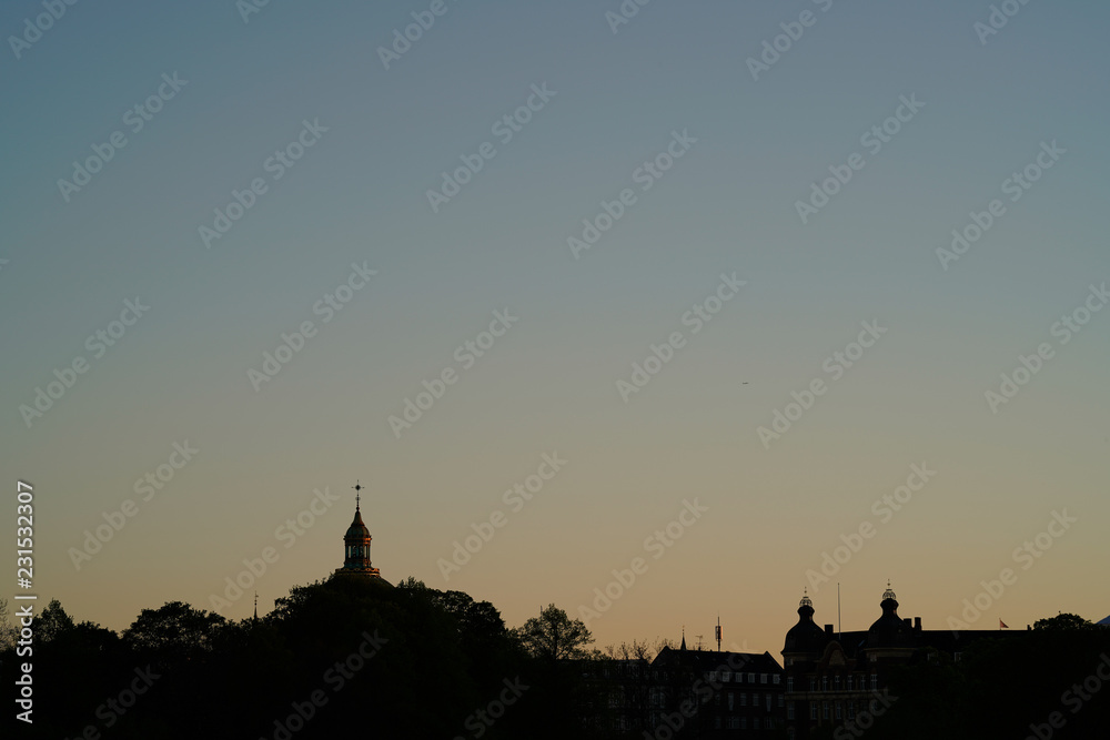 Obraz premium Springsky in Copenhagen